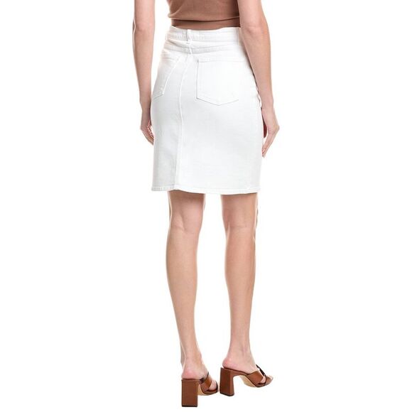 Fidelity Denim Womens Gwen Kate Skirt, White - Picture 2 of 3